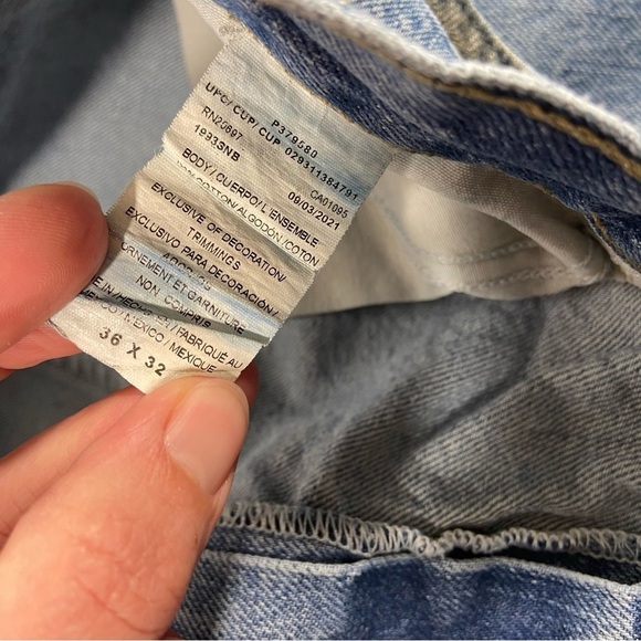 Dickies Men’s Medium Wash Carpenter Denim Jeans 36x30 Workwear Outdoors - Picture 3 of 10